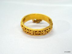 22kt gold ring from rajasthan india. great handmade ring made of 22kt yellow gold, good for jewelry collection. Usa ring size - 7.5 Width - 4..5 mm weight - 4.310 grams Material - 22kt gold. 22k Gold Temple Jewelry Wedding Ring, Traditional 22k Gold Wedding Ring, Gold Rings For Ceremonial And Festive Occasions, 22k Gold Ring For Puja, 22k Gold Temple Jewelry Ring, 22k Gold Temple Jewelry Rings For Anniversary, Traditional 22k Gold Rings For Festive Occasions, Traditional Gold Engraved Ring With Decorative Band, Traditional Gold Jewelry With Decorative Band