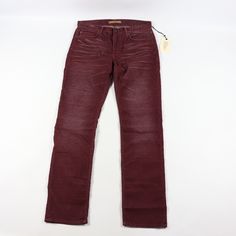 Joe's Jeans The Brixton Reserve 1971 Corduroy Pants Corduroy Pants New With Tags Maroon Mens Size 32x34 Measurements: 34 Inch Inseam 16 Inches Across The Waist Laid Flat 70% Cotton 30% Polyester Check Out My Other Items In My Store! G96 Casual Burgundy Straight Leg Jeans, Red Corduroy Jeans For Fall, Fall Red Corduroy Jeans, Burgundy Straight Leg Cotton Jeans, Burgundy Cotton Straight Leg Jeans, Burgundy Cotton Jeans For Fall, Pants Corduroy, Jeans Mens, Joes Jeans