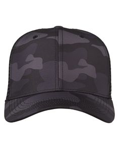 Adult Ranger Cap - BLACK CAMOUFLAGE / BLACK - OS | Top Of The World Adult Ranger Cap in Blackuflage/Black | Polyester Military Camouflage Trucker Hat For Sports, Military Style Camouflage Trucker Hat For Sports, Camouflage Trucker Hat For Sports, Black Military Baseball Cap For Outdoor, Black Visor Trucker Hat For Outdoor, Black Outdoor Hat With Curved Visor, Black Snapback Hat With Visor For Outdoor, Black Snapback Visor Hat For Outdoor, Black Military Trucker Hat