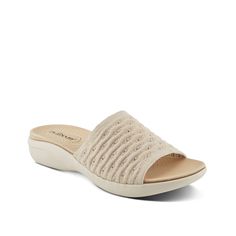 Flexus by Spring Step-Deondre Wedge Sandal Embrace elegance and comfort with the Deondre wedge sandal from Flexus. Single-band strap with unique knit design on the upper offers enhanced appeal while platform sole offers stability and style. Wedge Sandal, Shop Sandals, Knitting Designs, Wedge Sandals, Wedges, Sandals, Band, Design