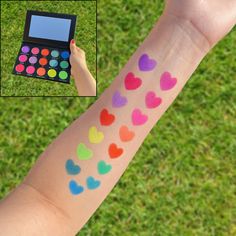 Travel back to an 80s skating rink with this bright 15-color palette. Perfect for the bold makeup lover, this palette delivers smooth application and high color payoff. Featuring 4 blacklight reactive shades, this cruelty-free palette creates bold, show-stopping looks. Ingredients: Talc, Mica, Mineral Oil, Kaolin, Titanium Dioxide, Magnesium Stearate, Isopropyl palmitate, BHT. May Contain:Mica and Titanium Dioxide, Iron Oxides, Manganese Violet, Ultramarine Blue. Chrome Oxide Greens, Hydrated Chrome Oxide Green,FD&C Yellow No.5 Al Lake, FD&C Blue No. 1 Al Lake Highly Pigmented Eye Makeup Palette, Matte Shimmer Metallic Eyeshadow Pallete Long Lasting Blendable Natural Colors Make Up Eye Shadows Cosmetics 15 Shades Pink Purple Matte and Shimmers Makeup Palette, Blendable, No Flaking, Little 80s Skating Rink, Eye Makeup Palette, Shimmer Makeup, Blue Chrome, Makeup Pallets, Roller Rink, Ultramarine Blue, Metallic Eyeshadow, Skating Rink