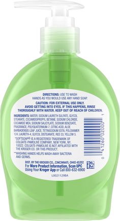 Kroger® Aloe Vera Scent Antibacterial Liquid Hand Soap helps wash away germs and bacteriaˆ. Triclosan, phthalate, and paraben free, this is a liquid hand soap you can trust. With the active ingredient, benzalkonium chloride, it is a great way to fight bacteria on your hands. The infusion of hydrating glycerin helps provide a lush, moisturizing lather. Delicately aloe vera scented, it helps support a revitalizing cleanse without over-drying skin. Experience a superior, hydrating antibacterial han Colgate Palmolive, Benzalkonium Chloride, Personal Care Products, Liquid Hand Soap, Nutrition Information, Paraben Free, Active Ingredient, Nutrition Facts, Shopping List