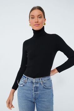 The Arlo Turtleneck Sweater is a classic layering piece that you’ll be wearing all season long, year after year. In a super comfy, stretch ribbed fabric, this fitted silhouette can be worn under a cardigan or tucked into your favorite denim. Style this versatile number under a blazer for a chic office outfit to give you a confidence boost before your next meeting or with mini skirts for effortless seasonal transitions.
Fold back turtleneck
Long sleeves
Fitted
Ribbed fabric
Material: 43% Rayon, 2 Black Turtleneck Outfit, Turtleneck Outfits, Chic Office Outfit, Turtleneck Outfit, Cozy Winter Outfits, All Black Looks, Skirts With Boots, Office Outfit, Denim Maxi Skirt