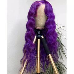 Peruvian Hair Lace Front Wig Body Wave Purple Color Lux Hair, Cheap Hair Extensions, Hair Colorful, Cheap Hair Products, Peruvian Hair, Front Lace Wigs Human Hair, Human Hair Lace Wigs, Brazilian Human Hair, Hair Lace