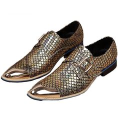 If you want to amp up your stylish look, try out this footwear. These dress shoes have pointed-toes that give them a formal look. These men's shoes look fabulous with a snakeskin pattern. Fashioned of fine-quality genuine leather upper and rubber outsole, you will feel comfortable wearing it for long hours. Dial up your stylish look! Specifications Upper-Genuine Leather Type: Cow LeatherUpper Material: Genuine LeatherToe Shape: Pointed toeSpecial 4: shoes ManSpecial 3: mans dress shoesSpecial 2: man shoesSpecial 1: mans dress shoesShoes Type: OxfordsSeason: Spring/AutumnPlace of Origin: China (Mainland)Pattern Type: SolidOutsole Material: RubberOrigin: Mainland ChinaOccasion: WeddingModel Number: NT042Lining Material: Synthetic LeatherLeather Style: Soft LeatherInsole Material: Pig SplitHe Summer Business Wingtip Dress Shoes, Elegant Pointed Toe Dress Shoes For Summer, Summer Almond Toe Fitted Dress Shoes, Formal Leather Shoes With Almond Toe For Summer, Elegant Summer Formal Dress Shoes, Formal Summer Wingtip Oxfords, Summer Formal Wingtip Oxfords, Summer Business Fitted Oxfords, Summer Formal Dress Shoes