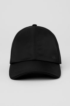 Get the quiet luxury look in this new satin take on our classic Off Duty hat. It’s designed with the same classic fit and curved brim, plus a shiny buckle in back to adjust the fit. Best of all? It works with everything from chic tailoring to a laid-back sweat set. Classic Black Baseball Cap With Curved Brim, Classic Baseball Cap With Curved Brim, Luxury Adjustable Baseball Cap With Short Brim, Classic Black Baseball Cap With Curved Visor, Classic Solid Color Visor Snapback Hat, Classic Solid Snapback Visor Hat, Classic Snapback Hat With Curved Brim, Classic Black Snapback Hat With Curved Brim, Classic Six-panel Snapback Hat