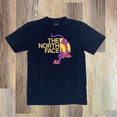 Nwt Northface Short Sleeve T-Shirt Men’s Size Small 50% Cotton / 50% Polyester The North Face Relaxed Fit Top For Streetwear, The North Face Letter Print Streetwear Tops, Black The North Face Crew Neck T-shirt, The North Face Black Crew Neck T-shirt, The North Face Graphic Print Tops For Streetwear, The North Face Black Casual T-shirt, Black Crew Neck T-shirt By The North Face, Casual Black The North Face T-shirt, Black Casual T-shirt By The North Face