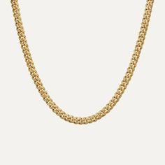 Make a statement with a gold Iced Cuban Link Chain. This chain is the perfect addition to any outfit and you can wear it every single day. Made for: Men (20 inch) & Women (18-20 inch) Thickness: 7mm Premium Gift Box: Included Classic Cuban Link Necklace, Tarnish Resistant, Classic Gold Plated Chain Necklace, Formal Yellow Gold Necklace With Chunky Chain, Formal Yellow Gold Chunky Chain Necklace, Classic Cuban Link Necklace With Chunky Chain, Classic Gold Plated Box Chain Necklace, 14k Yellow Gold Chunky Chain Necklaces, Classic Gold Plated Chain Link Necklace, Classic Gold-plated Necklace With Chunky Chain