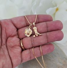 14k Gold Cowboy Boot and Hat Necklace, Texas Necklace, Dainty Cowgirl Necklace, 14k Heavy Plated Gold Necklace, Women or Girls, High Quality by DrangonflyBouteek on Etsy Gold Pendent Designs, Cowgirl Necklace, Texas Necklace, Cowgirl Necklaces, Cowgirl Gifts, Oak Forest, Looks Country, Cowgirl Aesthetic