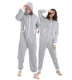 PRICES MAY VARY. ✅Warm & Comfy: 100% premium rocker fleece fabric, super soft and cozy, not too hot. ✅Classic design: footless long sleeve onesie with white lining and drawstring hood, stylish and keeps the wind out and the warmth in. The wrists and ankles are ribbed knit cuffs to fit the skin and keep the heat in. The half-zip closure is easy to put on and take off, which most people like and seek. 2 large, deep front kangaroo pockets can be inserted at will and store cell phones, keys, etc. ✅M Cotton Onesie For Sleepover, Super Soft Cotton Onesie For Sleepover, Hooded Winter Sleepwear For Lounging, Hooded Winter Loungewear, Long Sleeve Onesie For Bedtime, Super Soft Long Sleeve Onesie For Bedtime, Comfy Fleece Sleepwear For Winter, Long Sleeve Super Soft Onesie For Bedtime, Comfortable Long Sleeve Fleece Sleepwear