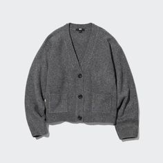 Souffle Yarn Short Cardigan | UNIQLO US Cardigan Uniqlo, Workwear Capsule Wardrobe, Uniqlo Shorts, Knitting Women Cardigan, Sweater Trends, Short Cardigan, Uniqlo Women, The Legend Of Zelda, Work Wardrobe