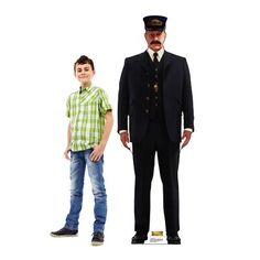 Bring home the magic of the holidays with select characters like the conductor and the polar express train. This standee is a great addition to your holiday collection. Advanced Graphics | Advanced Graphics Conductor The Polar Express Standup 72.0 H x 24.0 W x 6.0 D in Black | 6' H X 2' W X 6" D | Wayfair Polar Express Conductor, Polar Express Movie, Cardboard Standup, Polar Express Train, The Polar Express, Life Size Cutouts, Express Train, Cardboard Cutout, Polar Express