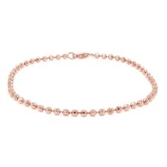 PRICES MAY VARY. Crafted - in High-Quality 14k Rose Gold Over Sterling Silver GUARANTEED, Authenticated with a 925 Stamp that delivers exceptional shine and ultimate protection. This Bead Bracelet Secured by a Lobster Clasp This timeless Bracelet It's a simple and contemporary looking classic bracelet, suitable for your outfit and perfectly show your stylish. These delicate bracelet are long lasting finish that is nickel free, lead free, and hypoallergenic Perfect Gift Ideas for Mothers Day, Chr Gift Ideas For Mothers Day, Timeless Bracelet, Graduation Gifts For Sister, Classic Bracelets, Chain Design, Bead Chain, Jewelry For Her, Gift Jewelry, Beautiful Gift Boxes