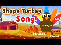 the shape turkey song is in front of a farm