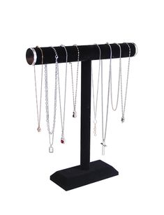 PRICES MAY VARY. Velvet Necklace Organizer Holder is 13.8 inches in length, at least you can Organizer about 18 tunes of necklaces, perfect solution for your necklace's daily storage Soft velvet material, the best choice for necklaces, soft material will not let the necklace receive damage Necklace storage display stands 15.4 inches tall, hangs necklaces up to 13.8 inches, lowermost jewellery, at least 2 inches from the bottom, fits all necklaces Double-sided gold metal cover design, highlightin Necklace Holder Stand, Bracelet Hanger, Jewlery Holder, Bracelet Organizer, Girls Necklace, Velvet Necklace, Jewellery Holder, Necklace Storage, Hanging Necklaces