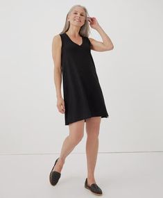 Made with our bestselling Softspun fabric, the A-Line Tank Dress is a perfect addition to your wardrobe rotation Soft, organic jersey knit Voop neckline with rib trim Sleeveless with rib trim Straight hem Hits above the knee on most Black Tank Dress, Tier Skirt, Twist Front, Nordstrom Dresses, Above The Knee, Tank Dress, Knit Jersey, The Knee, A Line