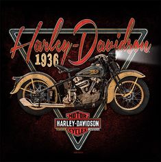 the harley davidson motorcycle is on display in this advertisement for its 50th anniversary show, which was held at the harley - davidson museum