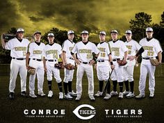 a group of baseball players standing on top of a lush green field under a cloudy sky