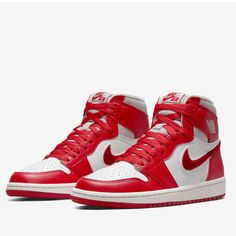 Air Jordan 1 Retro High Og Light Iron Ore/Sail/Varsity Red Size 10w/M8.5 Nwb Air Jordans Women, Jordan Model, Jordan Retro 1, Jordan Red, Womens Air Jordans, Jordans Women, Jordan 1 High Og, Retro 1, Colour Blocking