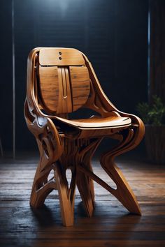 futuristic wood furniture, futuristic wooden furniture, futuristic wooden chair Game Desk, Custom Woodworking Projects, Diy Industrial Furniture, Wooden Box Designs, Colour Gradient, Interior Design Programs, Furniture Manufacturing, Woodworking Inspiration, Diy Home Furniture