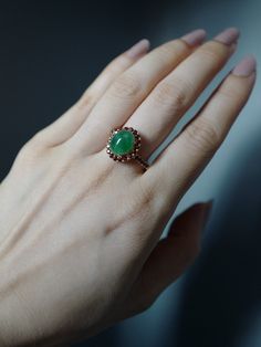 Jade Engagement Ring, Green jade ring, Unique Engagement Ring Diamond, Red Garnet Ring, Unique gift for women, Jadeite ring, nephrite ring Jade Ring Engagement, Jade Rings For Women, Jade Engagement Ring, Green Jade Ring, Jadeite Ring, Diamond Red, Red Garnet Ring, Unique Diamond Engagement Rings, Engagement Ring Diamond