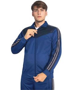 Indulge in luxury with the Men's Soft Athletic Tracksuit GYM Active Suit, featuring a cozy cotton-blend fabric that offers durability and comfort. This versatile outfit is perfect for any occasion, whether it be a casual day out or a formal event. With its warm material, it is suitable for both indoor and outdoor wear, making it a must-have for the colder seasons. Available in 4 exquisite colors, choose the one that best suits your style. Features: Full zip up track jacket with a soft internal f Track Suit Outfit, Jogging Track, Gym Suit, Blue Coach, Track Suit, Versatile Outfits, Mens Essentials, Outdoor Wear, Drawstring Pants