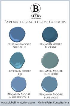 the different shades of blue paint for furniture