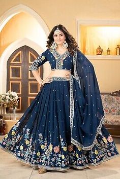 Maroon Lehenga, Sabyasachi Lehenga, Georgette Lehenga, Girls Party Wear, Bollywood Lehenga, Lengha Choli, Lehenga Wedding, Blue Lehenga, Net Lehenga