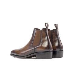 Year after year, Chelsea boots remain one of the most sought-after styles for men. Chelseas can be used in formal attire and casual wear alike, providing a sleek, polished look. This slip-on boot has been a classic for years. The Details: Materials: brown patina Sole: dark red Goodyear Welt, leather sole with rubber dots injections Last: Belgravia - Chisel toe, narrow waist and cuban heel What is Fast Lane? Fast lane is our new experimental 7 day made to order collection, an ambitious never been Luxury Chelsea Boots With Goodyear Welted Plain Toe, Luxury Goodyear Welted Chelsea Boots With Plain Toe, Luxury Chelsea Boots With Goodyear Welted Construction, Brown Round Toe Chelsea Boots For Formal Occasions, Formal Brown Chelsea Boots With Round Toe, Brown Chelsea Boots For Formal Occasions, Business Chelsea Boots With Cap Toe And Leather Lining, Formal Cognac Boots With Plain Toe, Formal Cognac Plain Toe Boots