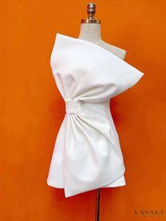 Sleeveless Bowknot Mini Dress for Women Grad Dresses, Mini Dresses For Women, Hoco Dresses, Designer Style, White Mini Dress, Dance Dresses, Dress For Women, Cutie Patootie, Synthetic Fiber