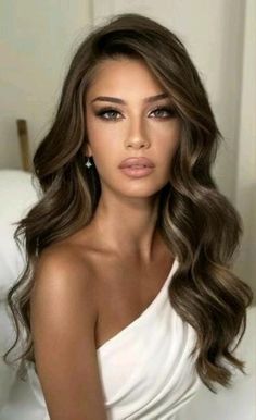 Bridal Hair Down, Hollywood Hair, Bridesmaid Hair Makeup, Vlasové Trendy, Wedding Guest Hairstyles, Wedding Hair Down