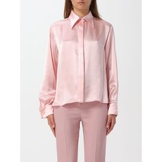 Spring/Summer 2024 Hebe Studio Shirt Woman Pink Size Type: It Sku: Gig-H225-Shrt-Slk ~ Baby Pink Welcome To The Official Luosophy Poshmark Closet! Luosophy Is A Luxury Brand Reselling Company Founded In San Diego, Ca From 2016. All Our Products Are Imported From Italy And Sold In The Usa. We Do Our Best To Provide High Fashion, Luxury Items At Affordable Prices. We Guarantee All Our Products Are 100% Authentic. Shop With Us And You Will Forget About Shopping At Department Or Brand Name Stores. O Spring Designer Tops With Spread Collar, Designer Tops With Spread Collar For Spring, Luxury Formal Tops For Summer, Luxury Formal Summer Tops, Luxury Relaxed Fit Summer Shirt, Designer Silk Tops For Spring, Designer Tops With Relaxed Fit For Formal Occasions, Designer Blouse With Spread Collar For Summer, Designer Formal Tops For Summer