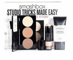 This auction is for one brand new in the box and fresh,  Smashbox Studio Tricks Made Easy:prime, Contour & Strobe 3 Full Size $113 Retail Value! Photo Finish Primer 1oz Contour Palette .40oz L.A. Lights in Hollywood & Highlight .17oz A trio with a foundation primer, lip and cheek color, and contour kit. Create gorgeous, on-trend makeup looks with this three-piece set. Prime, Contour, Strobe features the Iconic Photo Finish Foundation Primer, L.A. Lights Blendable Lip & Cheek Color, and the Step- Easy Contour, Foundation Primer, Contour Kit, Contour Palette, Iconic Photos, Perfect Skin, Strobing, Makeup Trends, Three Piece