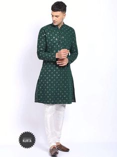 **Custom Stitched Chikankari Lakhnavi Embroidered Kurta for Men with White Silk Pajama**  Need help with checkout or payment? Contact me directly for assistance. I'm here to help!  **Product Details - **Customizable Colors Choose your preferred color from our shade card. Dyeing is free of charge. - **Custom Options After placing your order, you'll receive a measurements chart to fill out and return. The kurta will be made to your specifications. - **Handling Time Typically, processing takes 3-4 Traditional Wear For Festivals With Long Sleeve, Festive Traditional Wear With Long Sleeves, Traditional Fit Long Sleeve Sherwani With Chikankari Embroidery, Long Sleeve Sherwani With Chikankari Embroidery For Diwali, Bollywood Style Sherwani With Long Sleeves, Traditional Fit Long Sleeve Kurta With Dabka, Festive Long Sleeve Traditional Fit Kurta, Festive Long Sleeve Traditional Kurta, Traditional Fit Long Sleeve Bandhgala For Diwali