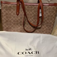 Brand New Coach Bag With Tags And Dust Bag Coach Bag, Rust Color, Coach Bags, Rust, Dust Bag, Brand New, Tags, Women Shopping, Color