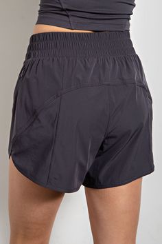 Flex into fashion with these totally swanky Amber High Rise Exercise Shorts in Charcoal! Whether you're at the gym or out on the town, these shorts will keep you looking fab. Feel as comfy as possible while you flex and break a sweat in them. Exercise Shorts, You Look Fab, Mid Length Shorts, Into Fashion, Short Models, Swim Shop, Denim Leggings, Romper With Skirt, At The Gym