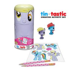 the littlest pony has been made into a fun activity set for children to play with