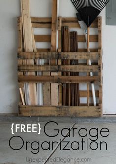 an image of a book shelf made out of wooden pallets and some sort of fan