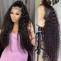 PRICES MAY VARY. Wigs Quality: 10A Frontal Wigs Human Hair, Cut From Young Girl Donors, Healthy and Soft Against Skin. Hold Curl Well, Can Make High Ponytail&Bun, Can be Dyed, Bleached, Straightened and Restyled. Natural&Comfortable: 180% Density HD Transparent Lace Front Wigs Human Hair pre plucked, HD Trantparent Lace Color with Slightly Bleached Knots Make it more natural, Breathable&Durable lace material make it more Comfortable. 21.5"-22.5" Medium Cap With Adjustable Strap and 4 Combs, Easy Blonde Weave Hairstyles, Blonde Weave, Curly Lace Frontal, Curly Lace Wig, Remy Human Hair Wigs, Lace Front Wigs Human Hair, Wave Wig, Curly Lace Front Wigs, Wigs Human Hair