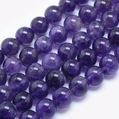 the beads are purple in color