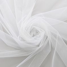 Simple soft tulle fabric. Sheer ivory white tulle. Very soft white color is neutral and will match most of the wedding clothing pieces. Sold by the meter (100 cm). The fabric is super soft and flowy. Just what you are looking for your wedding veil! Beautiful ivory/ off white tulle. Color is neutral white without yellow undertones. It isn't bleached so it won't match pure white fabrics. Fabric is sold by the meter. The width of the fabric is 150 cm. If you buy more than one meter, you will get it White Net Fabric, Sea Skirt, Tulle Fashion, Wedding Clothing, Voile Fabric, Clothing Pieces, Moon Collection, White Tulle, Soft Tulle