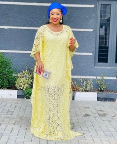 🎈This handmade cord lace dress is made of high quality lace fabric that will serve you a long time. The color is rich, the texture is good. Great for weddings, bridesmaids dresses, Nigerian Parties, Dinners, etc. 🎈Details - Custom made from scratch -Loose Fit : You can provide your measurements / I'll make according to the measurements of the size you choose - Butterfly Dress Style - Neckline: Round Neck -Dress Length 58 inches ( It can be made shorter if you want or according to your height) Lace Butterfly Gown Styles Nigerian, Off Shoulder Bubu Gown Styles Lace, Lace Butterfly Bubu Gown Styles, Butterfly Lace Dress, Cord Lace Bubu Gown Styles Nigerian, Butterfly Lace Gown Styles Nigeria, Lace Kaftan Dress Nigeria, Lace Crochet Dress With Lace Trim For Wedding, Crochet Lace Dress For Wedding