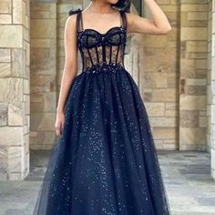 Dark Blue Corset, Alternative Bride Dress, Corset Neckline, Black Wedding Dress Gothic, Gothic Wedding Dress, Blue Corset, Off Shoulder Gown, Alternative Bride, Lace Ball Gowns