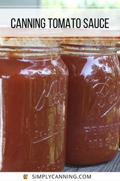 Canning Tomato Sauce