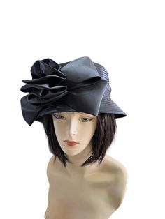 Beautiful ladies lampshade hat, great for all seasons  Ideal for Church, weddings, tea parties  100 % poly with matching bow OSFA Note that all hats are different styles Kentucky Derby Party Hat With Satin Bow, Elegant Hat With Satin Bow For Party, Elegant Party Hat With Satin Bow, Kentucky Derby Evening Hat With Satin Bow, Elegant Evening Hat With Satin Bow, Elegant Bow Hat For Kentucky Derby, Elegant Kentucky Derby Hat With Bow, Elegant Wedding Hats With Satin Bow, Evening Hat With Bow For Royal Ascot