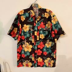 VINTAGE Ace Ventura Pet Detective Mens Size S Floral Hula Girl Hawaiian Shirt. Guy Shirts, Ace Ventura Pet Detective, Pet Detective, Ace Ventura, Hula Girl, Hawaiian Shirt, Shirt Outfit, Detective, Down Shirt