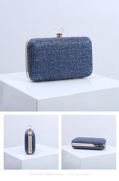 Women's Chain Handbag Straw Evening Clutch Wedding Party Purse – Luxy Moon Chic Handheld Portable Evening Bag, Chic Portable Clutch Evening Bag, Trendy Rectangular Evening Bag For Parties, Trendy Blue Evening Bag For Party, Trendy Formal Bags For Summer, Summer Event Clutch Bag, Chic Rectangular Clutch For Party Season, Trendy Blue Clutch For Formal Occasions, Elegant Evening Bag For Spring Events