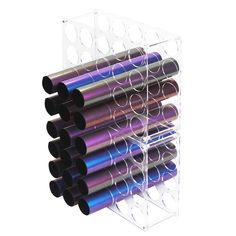 PRICES MAY VARY. VINYL STORANGE RACK: This vinyl rolls storage has excellent storage and organization features and can hold up to 40 vinyl rolls. lightweight and Easy to install. STURDY AND DURABLE: Our vinyl rolls holder is extremely durable and made of thickened acrylic material for long-lasting use. With convenient storage area, it makes your craft room more clean and tidy. SIZE DETAILS: Each vinyl storage rack size is 12x10 Inch / 32x25 cm with 20 holes, each hole size is 2 Inch / 5 cm. Plea Vinyl Roll Storage, Vinyl Storage Rack, Vinyl Roll Holder, Roll Storage, Vinyl Roll, Sewing Supplies Storage, Acrylic Storage, Vinyl Storage, Vinyl Rolls