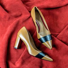 The Milan Pump Model 4877 w/ 3" Heel Custom Made by Robert August Apparel #fashion #shoes #style #heels #instafashion #heelsaddict #instaheels #loveheels #highheels #couture Sand Dessert, Bespoke Fashion, Cuban Heels, Statement Shoe, Classic Pumps, Red Heels, Black Leather Heels, New Version, Handmade Shoes