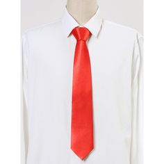 The Allegra K Men's Self-Tied Necktie is made of 100% Polyester and is a perfect men's accessory. The necktie measures approximately 145cm/57.09" in length and 8cm/3.15" in width at the widest tip, fitting most adults. This self-tied, solid color tie does not come pre-tied, ensuring a fashionable look that can easily match with shirts, pocket squares, and suits. It is suitable for occasions such as daily wear, work office, business, school, meetings, presentations, birthdays, parties, and weddin Red Standard Tie For Formal Occasions, Classic Red Tie For Formal Occasions, Classic Red Ties For Formal Occasions, Red Formal Neckwear Standard Tie, Red Standard Tie For Wedding Suit, Red Standard Tie For Wedding, Classic Red Suit And Tie Accessories For Wedding, Red Wedding Tie And Suit Accessories, Red Standard Tie For Black Tie Events